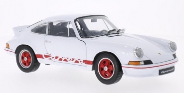 18044W Porsche 911 Carrera RS 1973 white/red 1:18